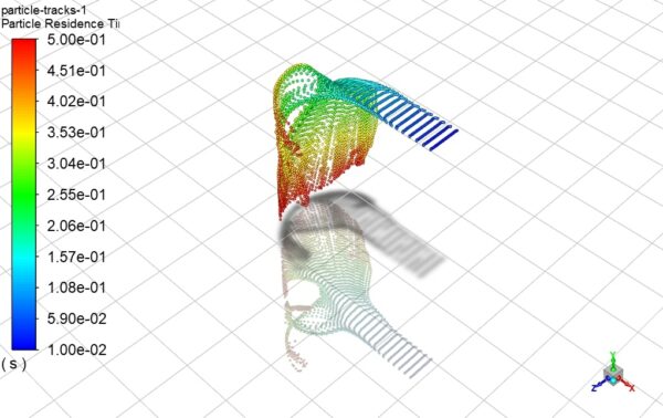 Fly Ash Cyclone CFD Simulation, Ansys Fluent Training - MR CFD