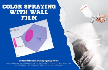 Color Spraying With Wall Film CFD Simulation