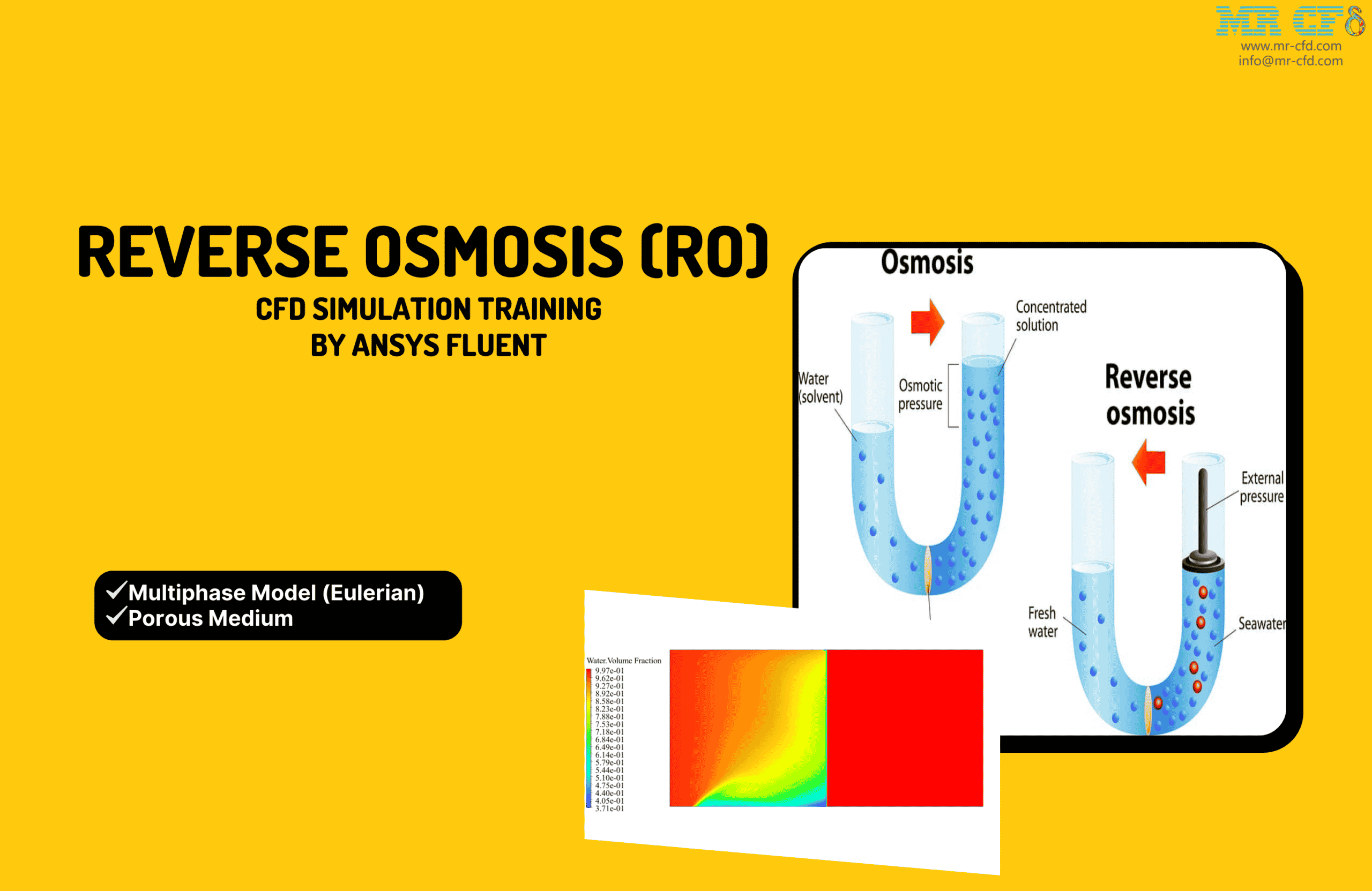 Reverse Osmosis CFD Simulation Ansys Fluent Training