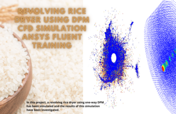 Revolving Rice Dryer Using DPM, CFD Simulation Ansys Fluent Training