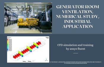 Generator Room Ventilation, Numerical Study, Industrial Application