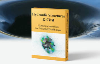 Hydraulic Structure & Civil ANSYS Fluent Training Package, 10 Practical Exercises For INTERMEDIATE Users