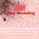 DPM Spray Modeling