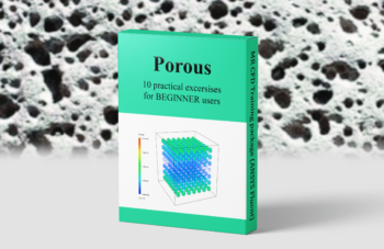 Porous CFD Simulation Training Package, Beginner, 10 Learning Products
