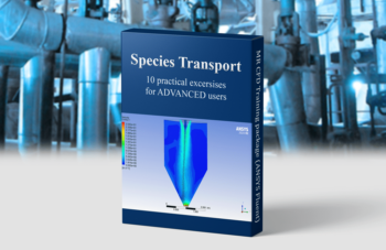 Species Transport, ANSYS Fluent CFD Simulation Training Package, 10 Practical Exercises For ADVANCEDS