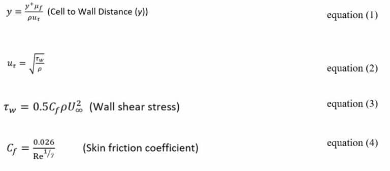 Y PLUS WALL DISTANCE ESTIMATION CFD WIKI THE FREE CFD REFERENCE visual data 7