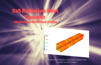S2S Radiation Heat Transfer, CFD Simulation ANSYS Fluent Training
