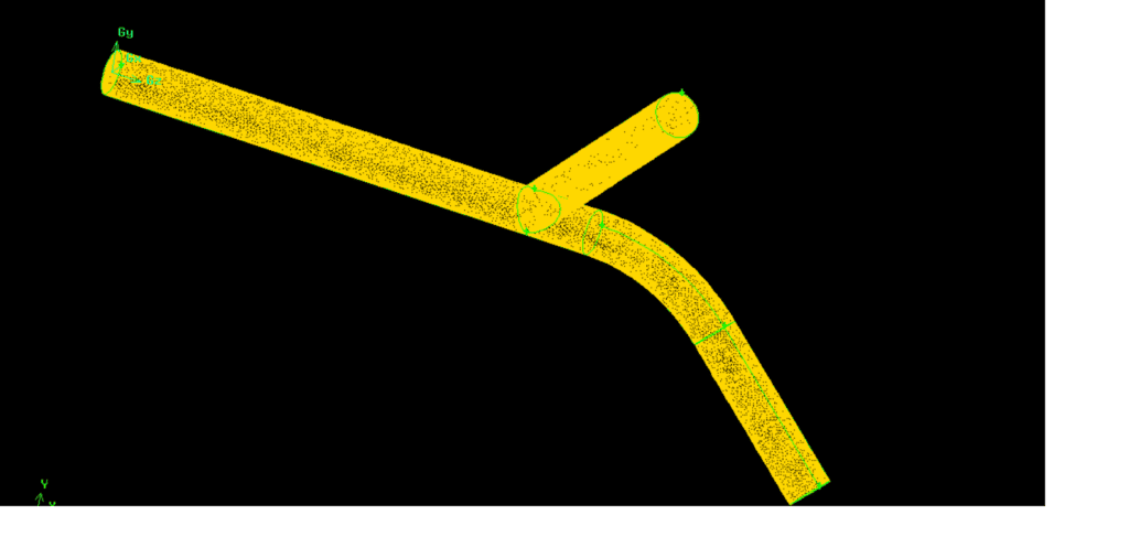 Blood Flow in a Coronary Bifurcation, Paper Numerical Validation, ANSYS ...