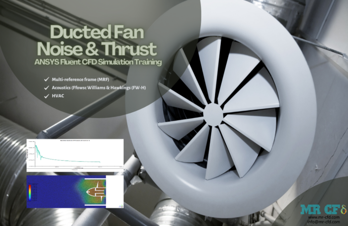 Ducted Fan Noise & Thrust, ANSYS Fluent CFD Simulation Training