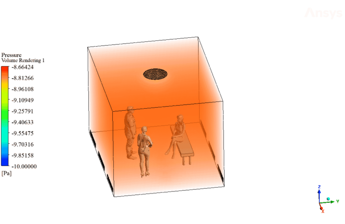 Cfd Volume Rendering Smoking Room, ANSYS Fluent CFD Simulation Tutorial - MR CFD