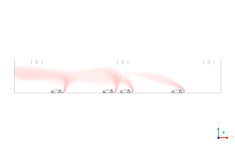 Cfd Volume Rendering Smoke Ventilation Using Jet Fan in a Tunnel, CFD Simulation ANSYS ...