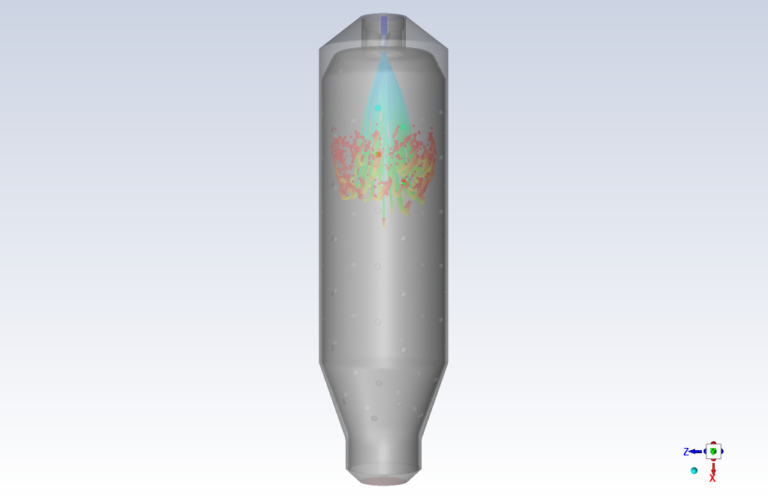 Time Step Effect on Particle Injection, ANSYS Fluent Tutorial