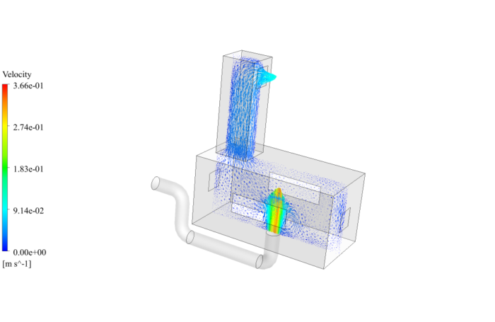 Wind Tower with Qanat, ANSYS Fluent CFD Simulation Training - MR CFD