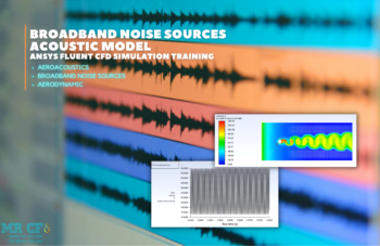 Broadband Noise Sources Acoustic Model, ANSYS Fluent CFD Simulation Training