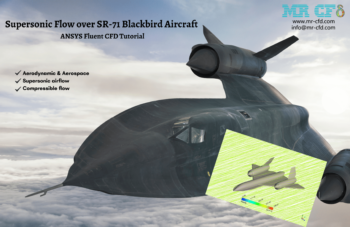 Supersonic Flow Over SR-71 Blackbird CFD Simulation