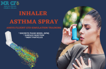 Inhaler Asthma Spray, CFD Simulation ANSYS Fluent Tutorial