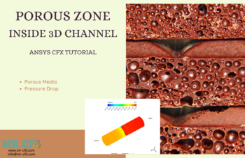 Porous Zone Inside 3D Channel ANSYS CFX Tutorial