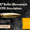 AK-47 Bullet Movement CFD Simulation, ANSYS CFX Training