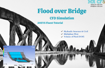 Flood Over Bridge CFD Simulation, ANSYS Fluent Tutorial