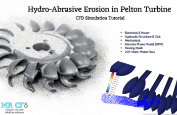 Hydro-Abrasive Erosion In Pelton Turbine CFD Simulation Tutorial