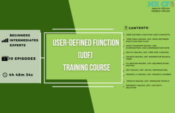 User-Defined Function (UDF) CFD Simulation Training Course