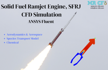 Solid Fuel Ramjet Engine, SFRJ, CFD Simulation, ANSYS Fluent