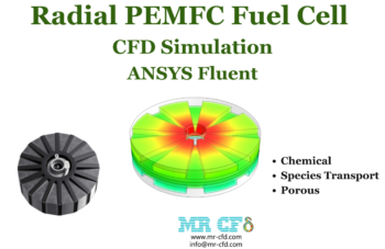 Radial PEMFC Fuel Cell CFD Simulation, ANSYS Fluent