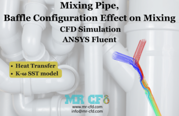 Mixing Pipe, Baffle Configuration Effect On Mixing, CFD Simulation