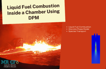 Liquid Fuel Combustion Inside A Chamber Using DPM