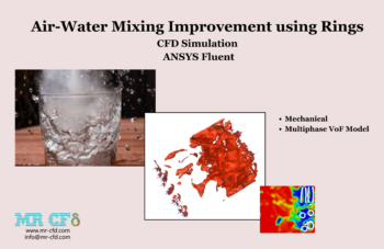 Air-Water Mixing Improvement Using Rings CFD Simulation, ANSYS Fluent