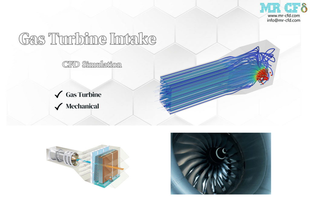 Gas Turbine Intake CFD Analysis - MR CFD