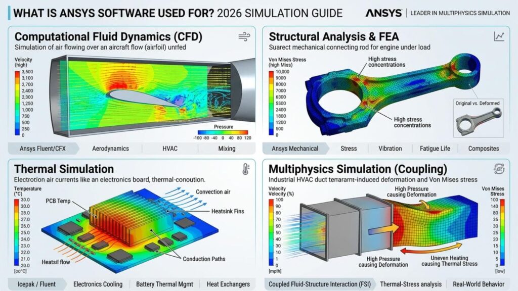 What Is Ansys Software Used For? 2026 Simulation Guide 2 What Is Ansys Software Used For?