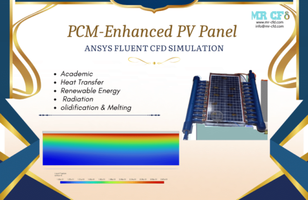 Cooling by PCM: ANSYS Fluent Training Package, 5 CFD Simulations - MR CFD