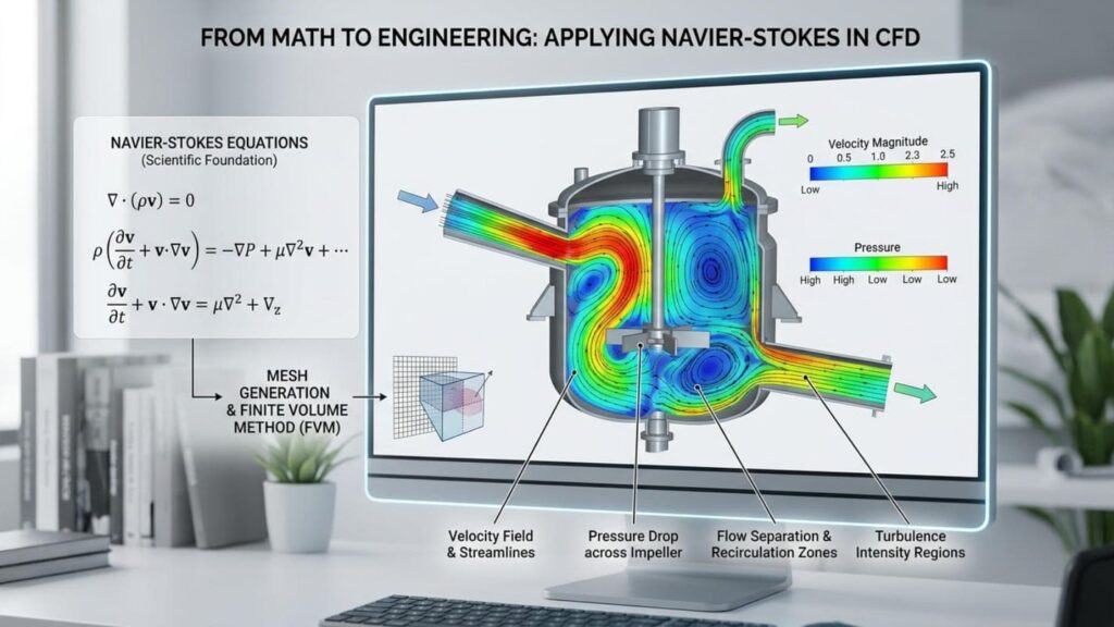 What Is Cfd Simulation? Process, Modeling &Amp; Calculations Guide 6 Navier-Stokes Equations In Cfd: From Math To Engineering Results