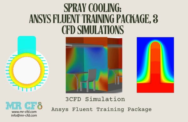 Spray Cooling: ANSYS Fluent Training Package, 3 CFD Simulations - MR CFD