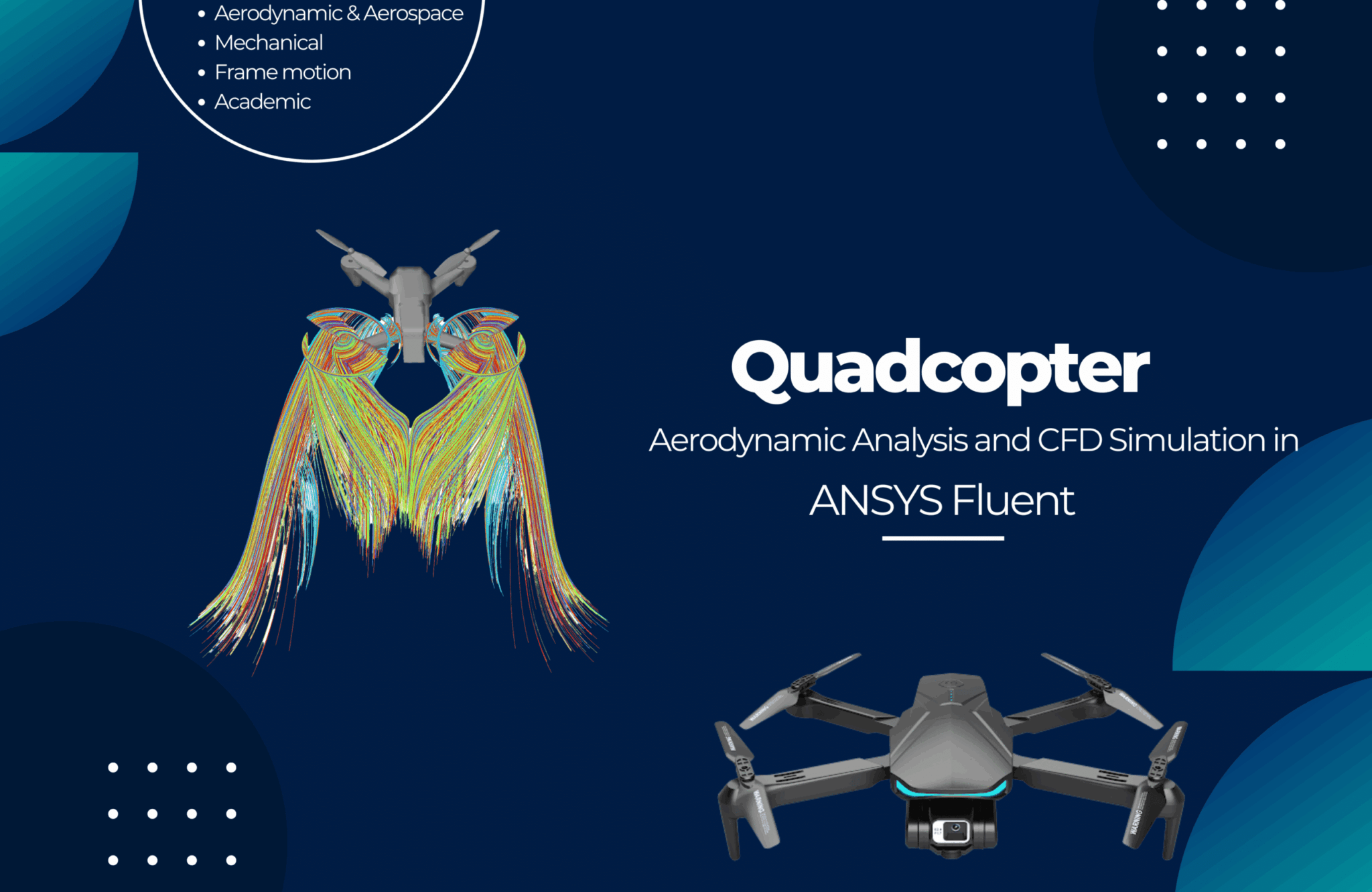 Quadcopter CFD Simulation Training Package: 4 Projects by ANSYS Fluent ...