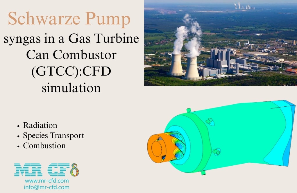 Syngas Fuel Combustion in Gas Turbine Can Combustor: CFD simulation