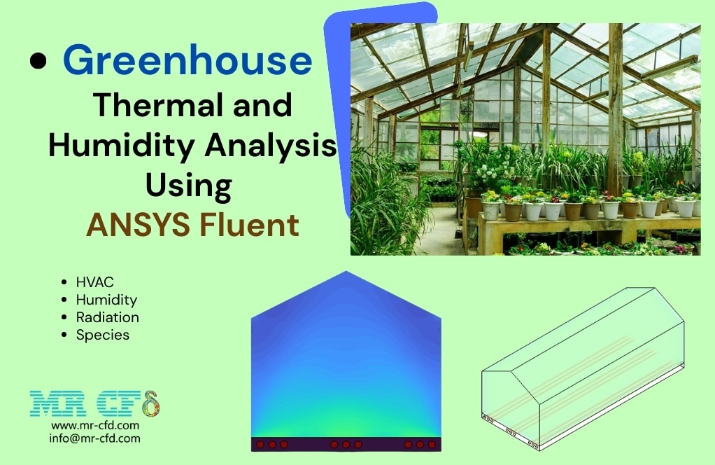 Greenhouse Thermal and Humidity Analysis Using ANSYS Fluent