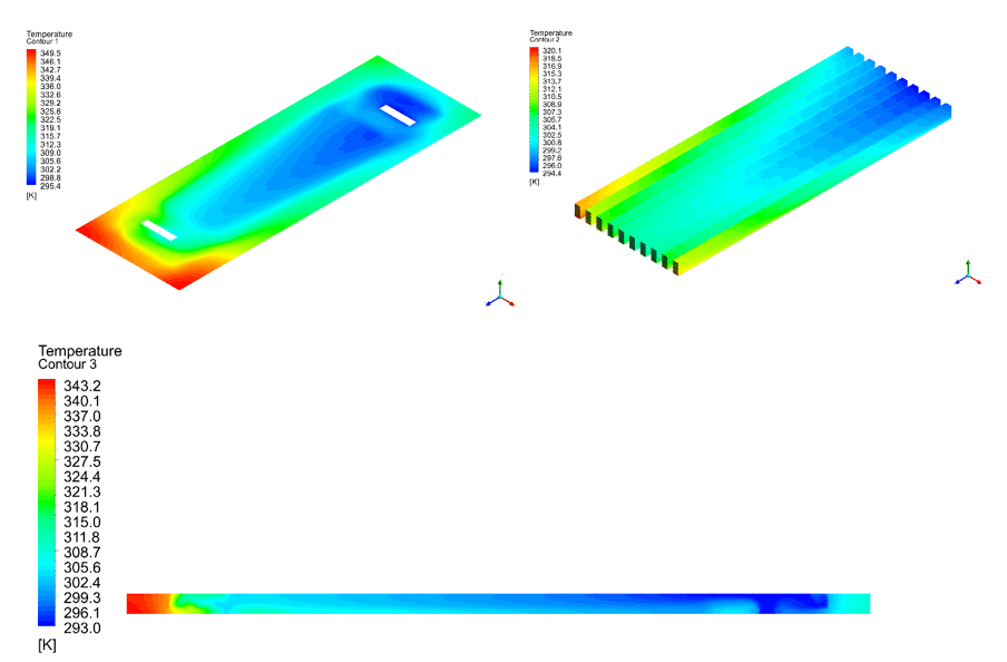 Heat Sink Cooling Performance Using Water And Nanofluids (Tio₂, Sio₂, Fe₃O₄) In Ansys Fluent 23 9
