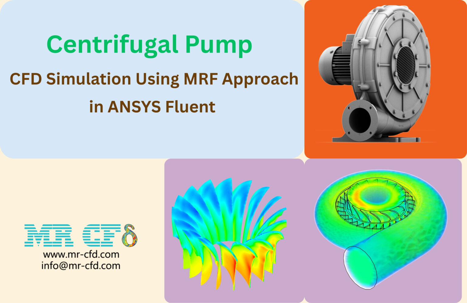 Centrifugal Pump CFD Simulation Using MRF Approach in ANSYS Fluent - MR CFD