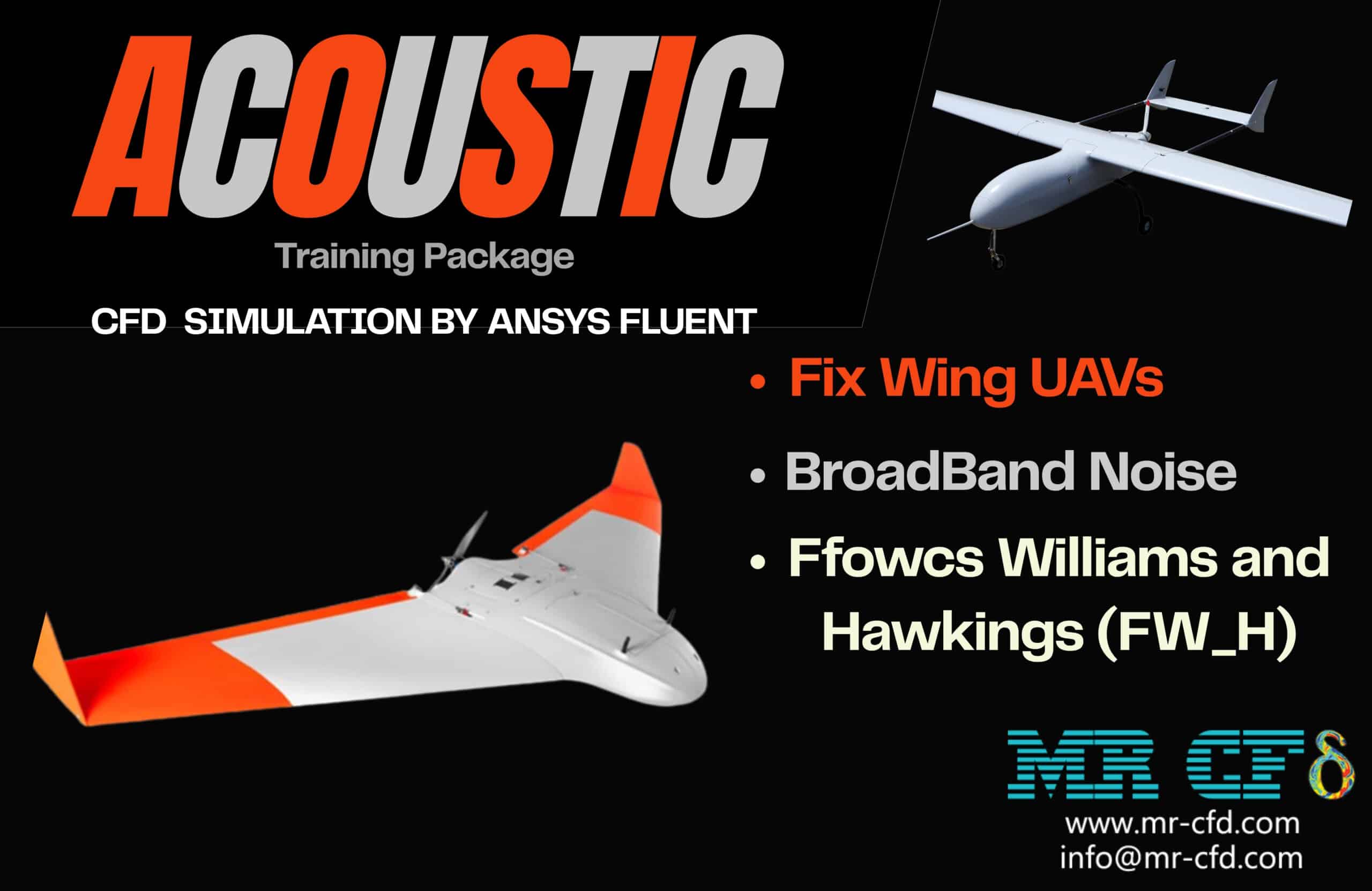 UAV (Drone) Acoustic Analysis: CFD Simulation by ANSYS Fluent, 6 Projects
