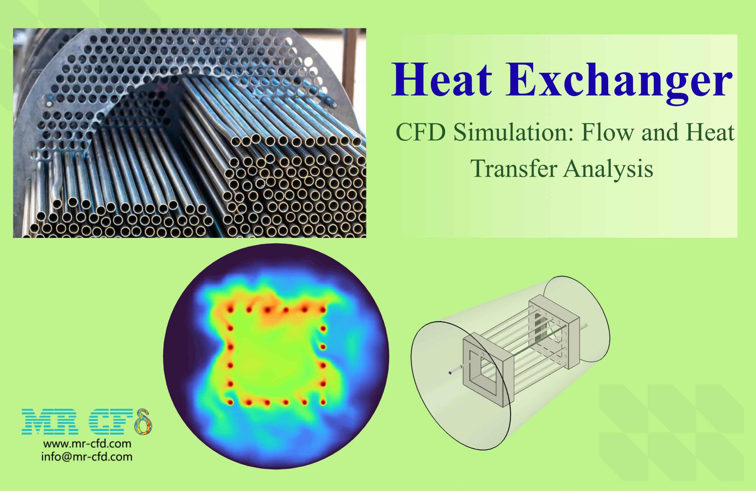 Heat Exchanger CFD Simulation: Flow and Heat Transfer Analysis