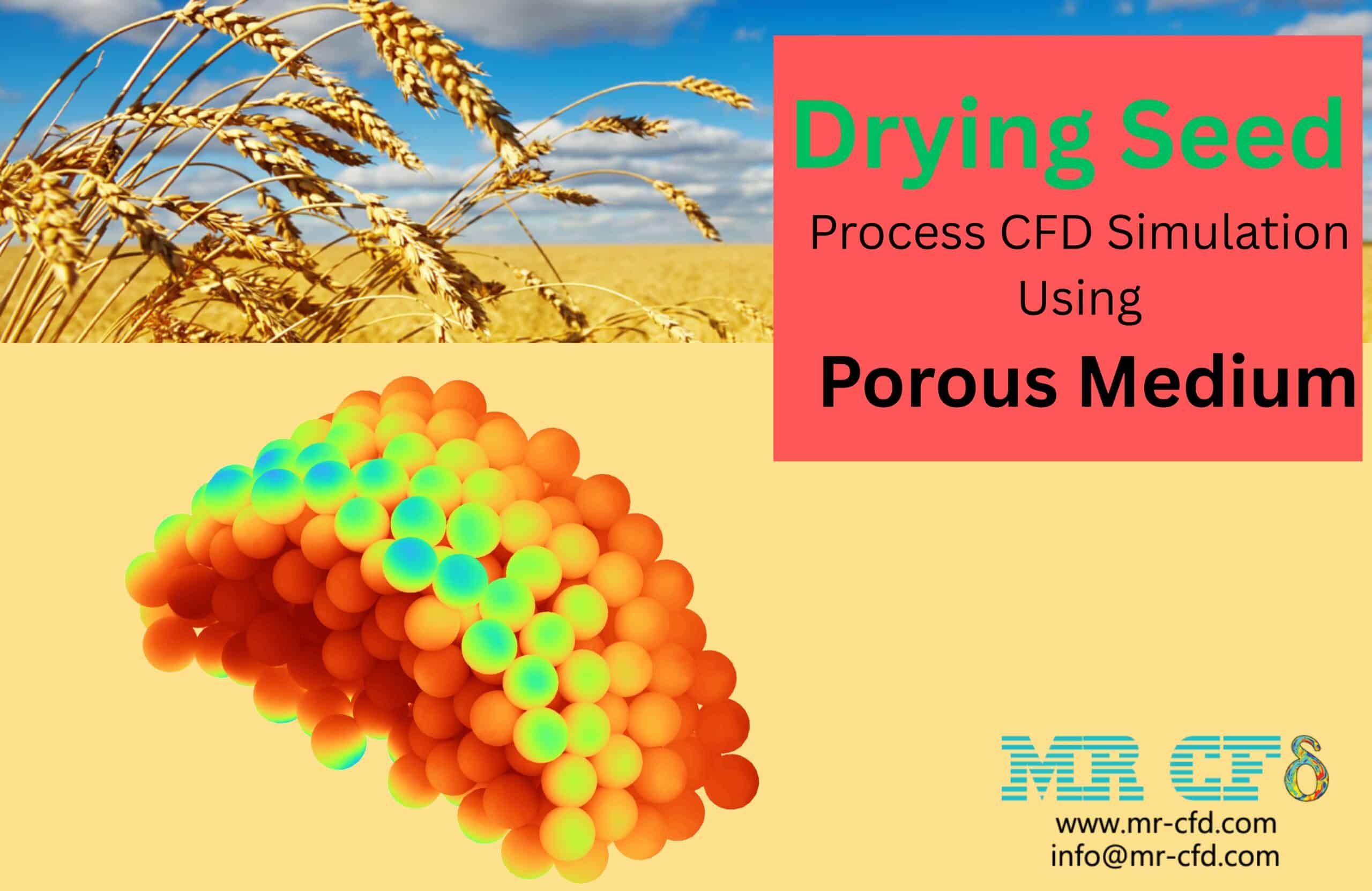 Drying Seed Process CFD Simulation Using Porous Medium in ANSYS Fluent
