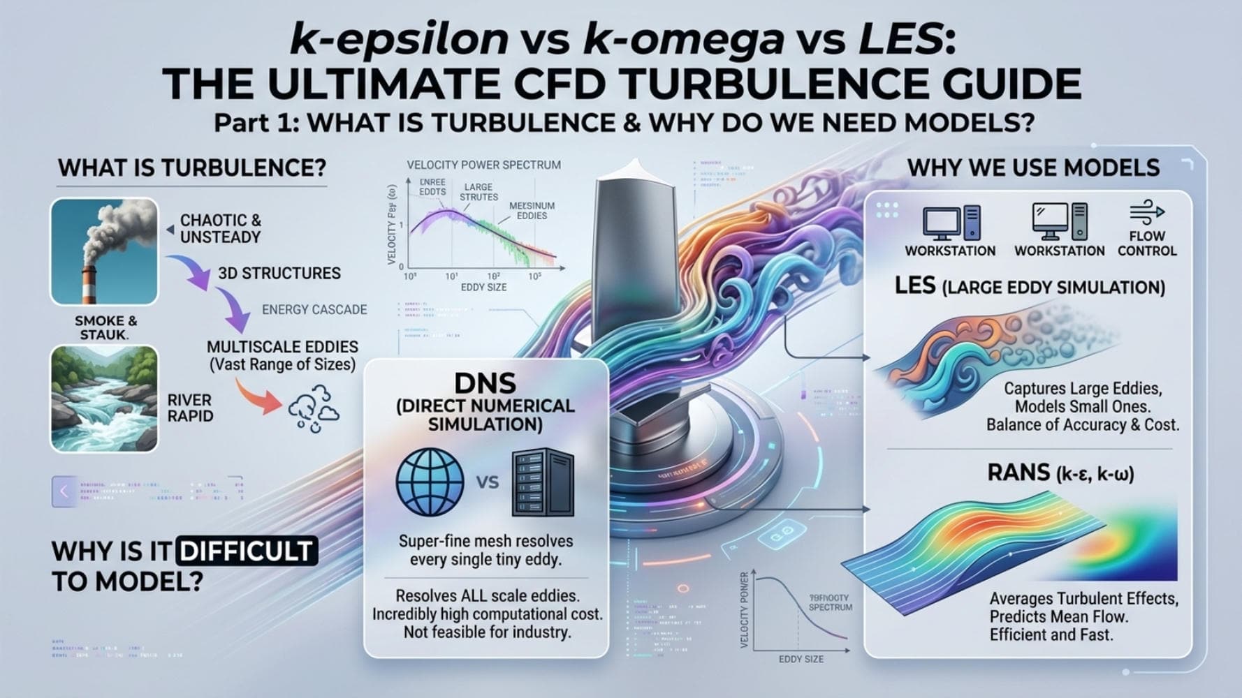 K-Epsilon Vs K-Omega Vs Les: The Ultimate Cfd Turbulence Guide 2 What Is Turbulence And Why Is It So Difficult To Model?