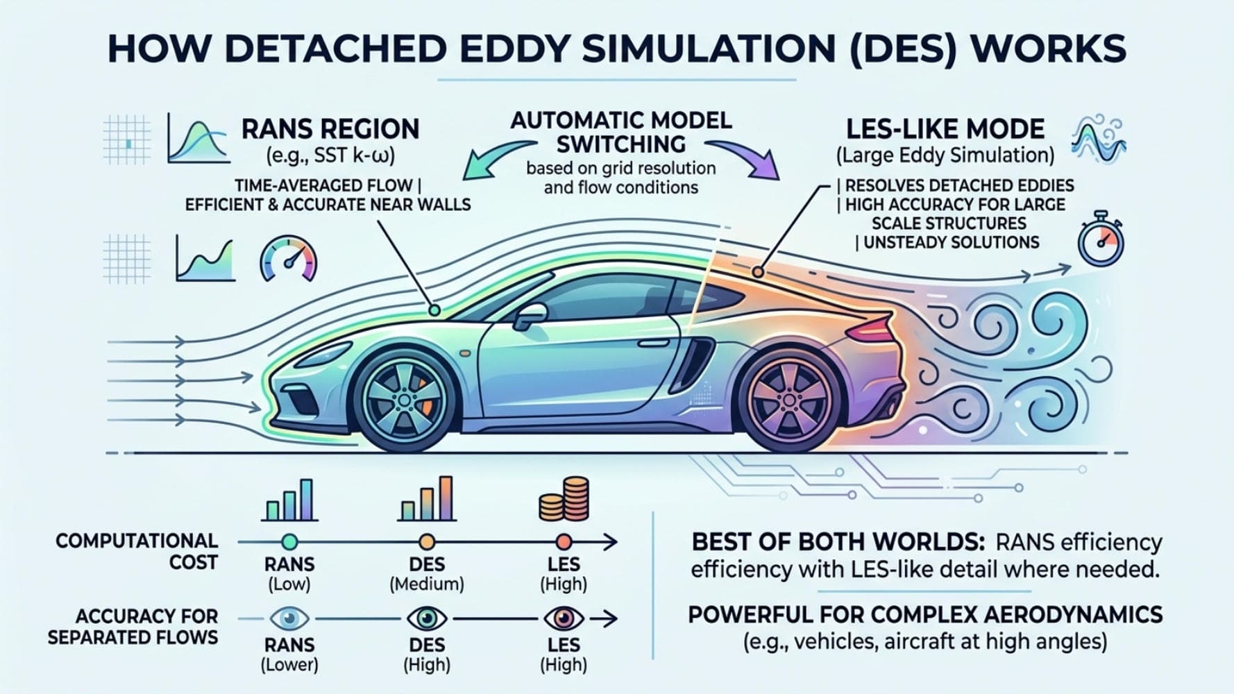 K-Epsilon Vs K-Omega Vs Les: The Ultimate Cfd Turbulence Guide 4 Where Does Detached Eddy Simulation (Des) Fit In?