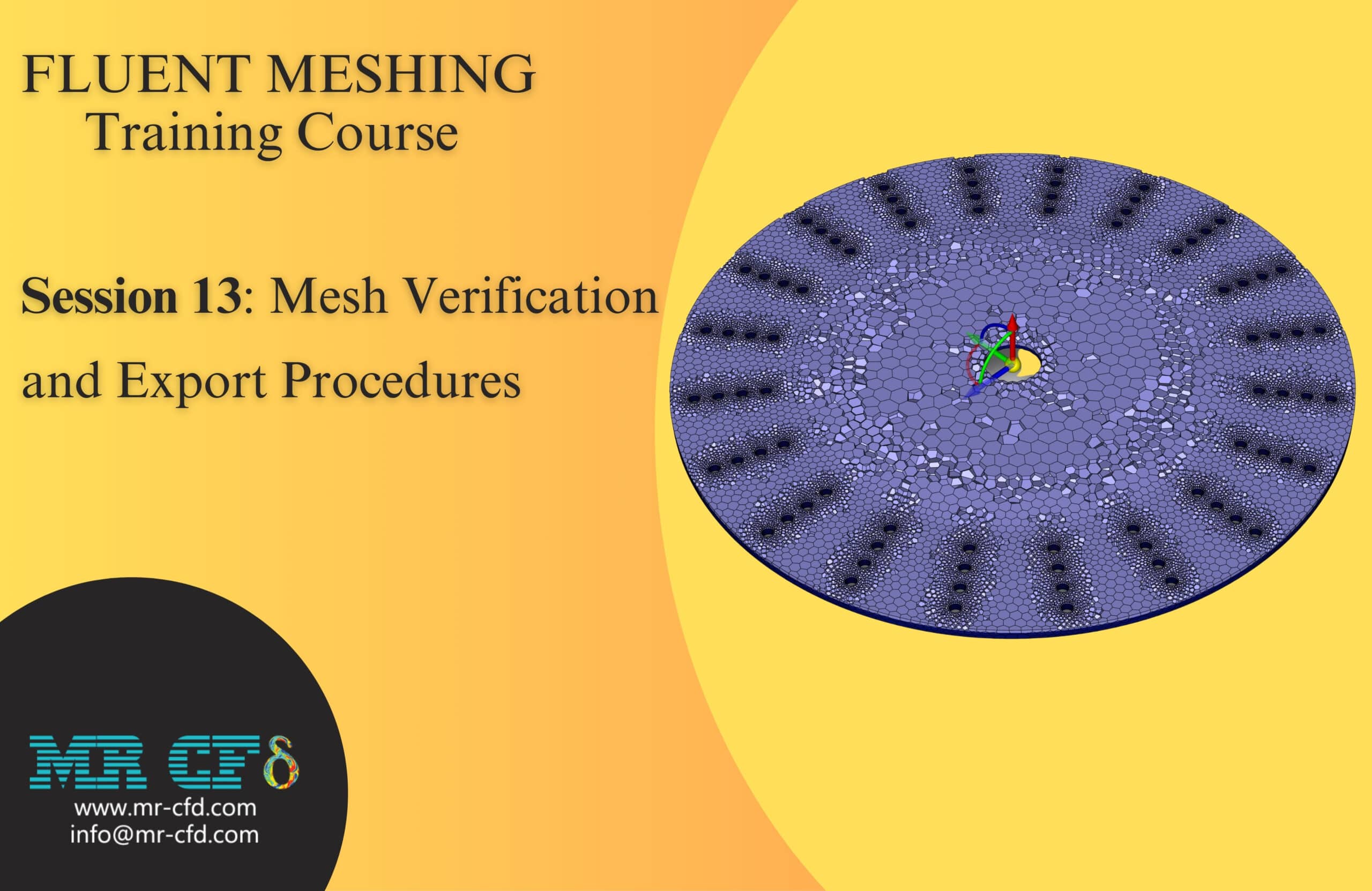 Fluent Meshing Training Course: Session 13, Mesh Verification and Export Procedures