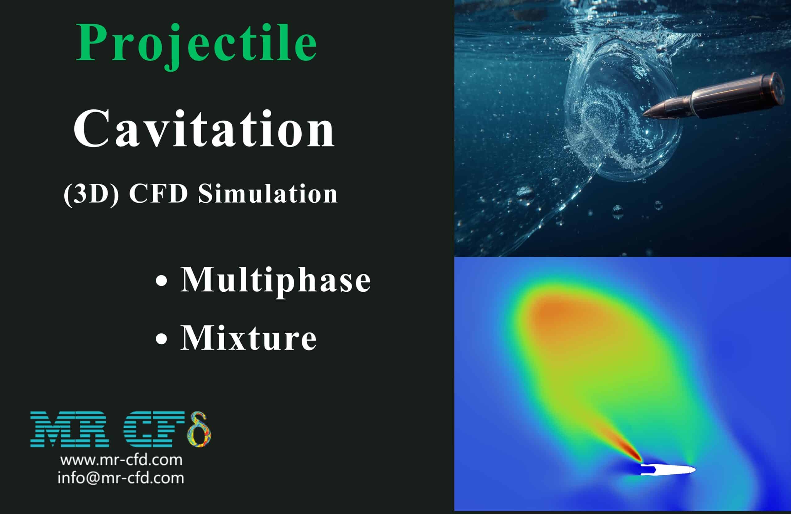 Projectile Cavitation (3D) Cfd Simulation