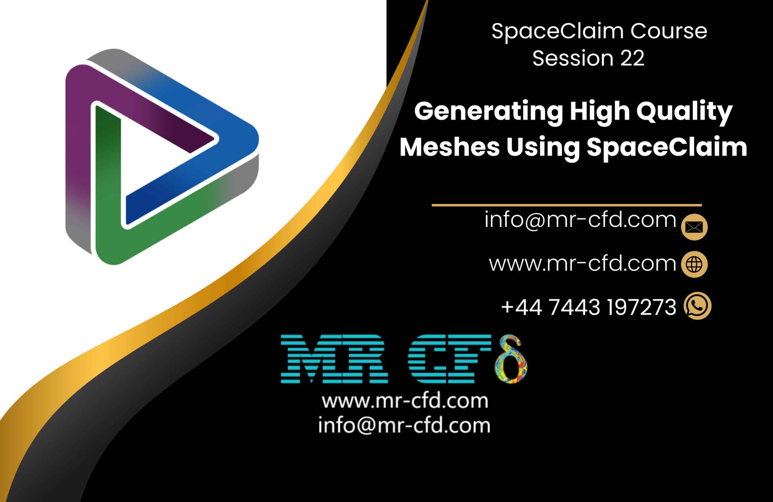 Spaceclaim Course, Session 22: Spaceclaim Meshing