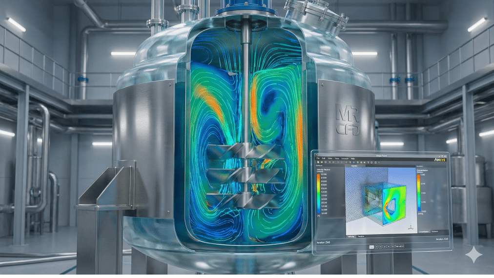 [CFD Analysis] Chemical Reactors → Better Mixing & ROI 🚀