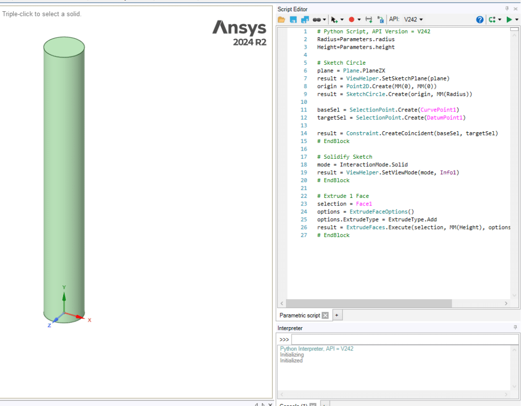 Spaceclaim Course, Session 24: Script Modeling 4 Script Modeling